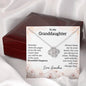 To My Granddaughter - Beautiful Chapter - Love Knot Necklace - Celeste Jewel