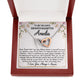 To My Granddaughter - Never Forget - Interlocking Hearts Necklace - Celeste Jewel