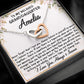 To My Granddaughter - Never Forget - Interlocking Hearts Necklace - Celeste Jewel