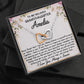 To My Granddaughter - Never Forget - Interlocking Hearts Necklace - Celeste Jewel