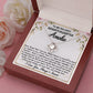To My Granddaughter - Never Forget - Love Knot Necklace - Celeste Jewel