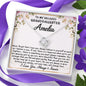 To My Granddaughter - Never Forget - Love Knot Necklace - Celeste Jewel