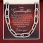 To My Granddaughter - Our Dream - Forever Linked Necklace - Celeste Jewel