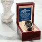 To My Grandson (From Grandma) - Always Be There For You - Men's Skeleton Watch - Celeste Jewel