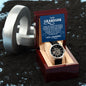 To My Grandson (From Grandma) - Always Be There For You - Men's Skeleton Watch - Celeste Jewel