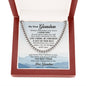 To My Grandson (From Grandma) - The Best Thing - Cuban Link Chain Necklace - Celeste Jewel