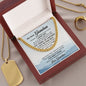To My Grandson (From Grandma) - The Best Thing - Cuban Link Chain Necklace - Celeste Jewel