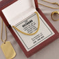 To My Husband - I Choose You - Cuban Link Chain Necklace - Celeste Jewel