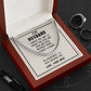 To My Husband - I Choose You - Cuban Link Chain Necklace - Celeste Jewel