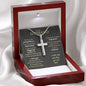 To My Husband - More Than You Ever Know - Personalized Cross Necklace - Celeste Jewel