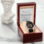 To My Husband - You Are My Life - Men's Skeleton Watch - Celeste Jewel