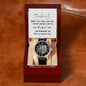 To My Husband - You Are My Life - Men's Skeleton Watch - Celeste Jewel