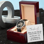 To My Husband - You Are My Life - Men's Skeleton Watch - Celeste Jewel