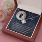To My Love - Fell In Love In The Rain - Love Knot Necklace - Celeste Jewel