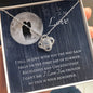 To My Love - Fell In Love In The Rain - Love Knot Necklace - Celeste Jewel