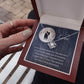 To My Love - Fell In Love In The Rain - Love Knot Necklace - Celeste Jewel