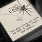 To My Love - Spiders - Love Knot Necklace - Celeste Jewel