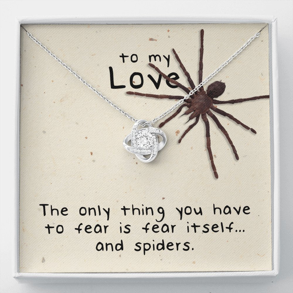 To My Love - Spiders - Love Knot Necklace (Duplicate) - Celeste Jewel