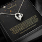 To My Love - Take On This World Together - Eternal Love Necklace - Celeste Jewel