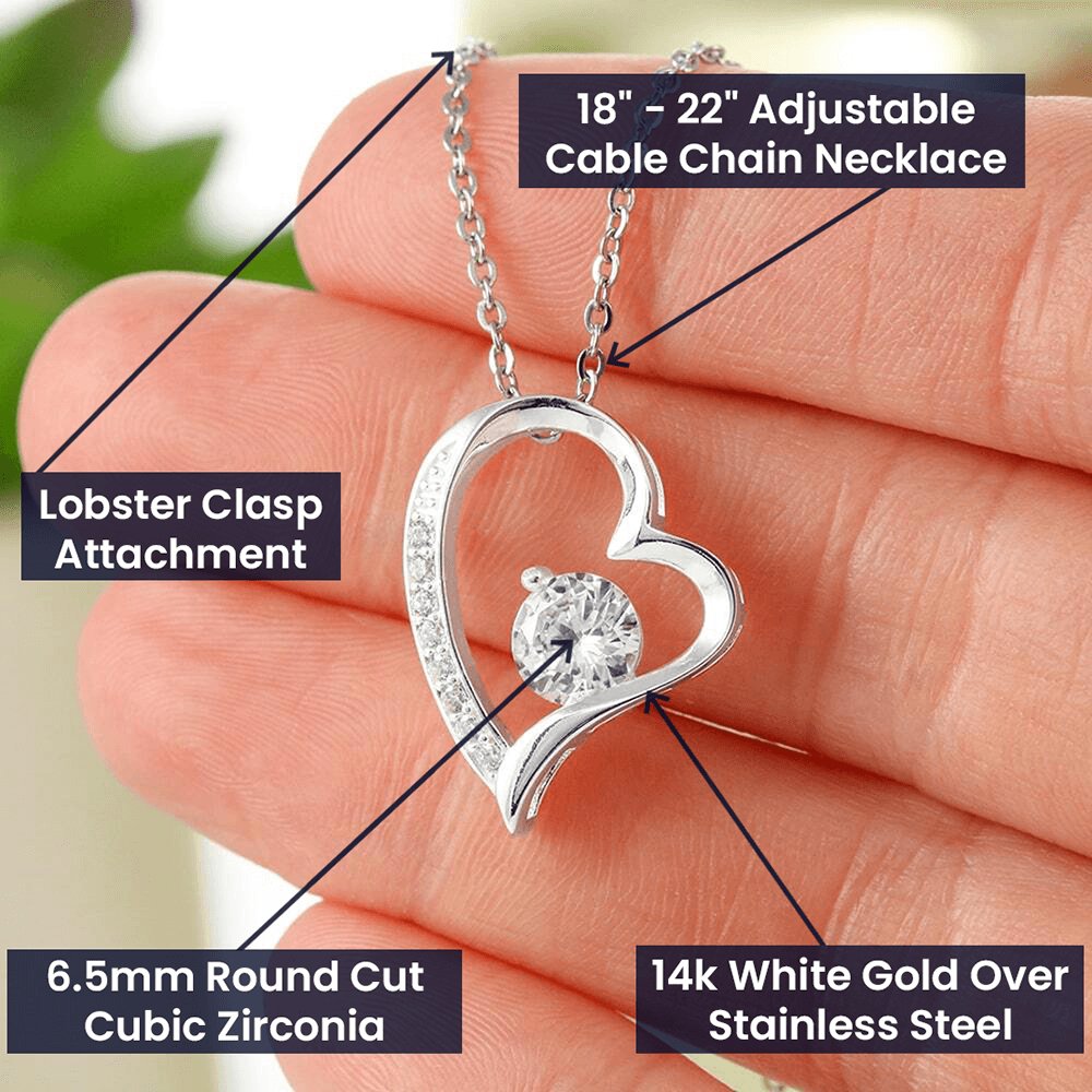 To My Love - Take On This World Together - Eternal Love Necklace - Celeste Jewel