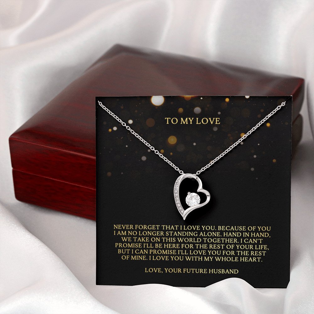 To My Love - Take On This World Together - Eternal Love Necklace - Celeste Jewel