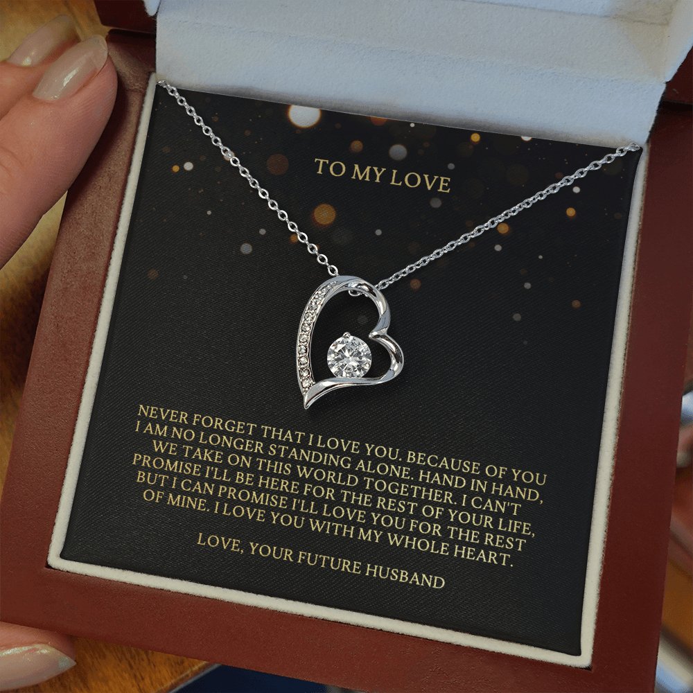 To My Love - Take On This World Together - Eternal Love Necklace - Celeste Jewel