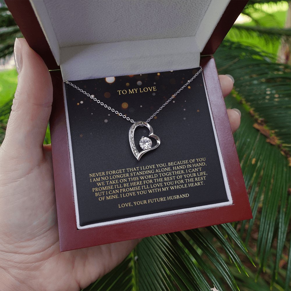 To My Love - Take On This World Together - Eternal Love Necklace - Celeste Jewel