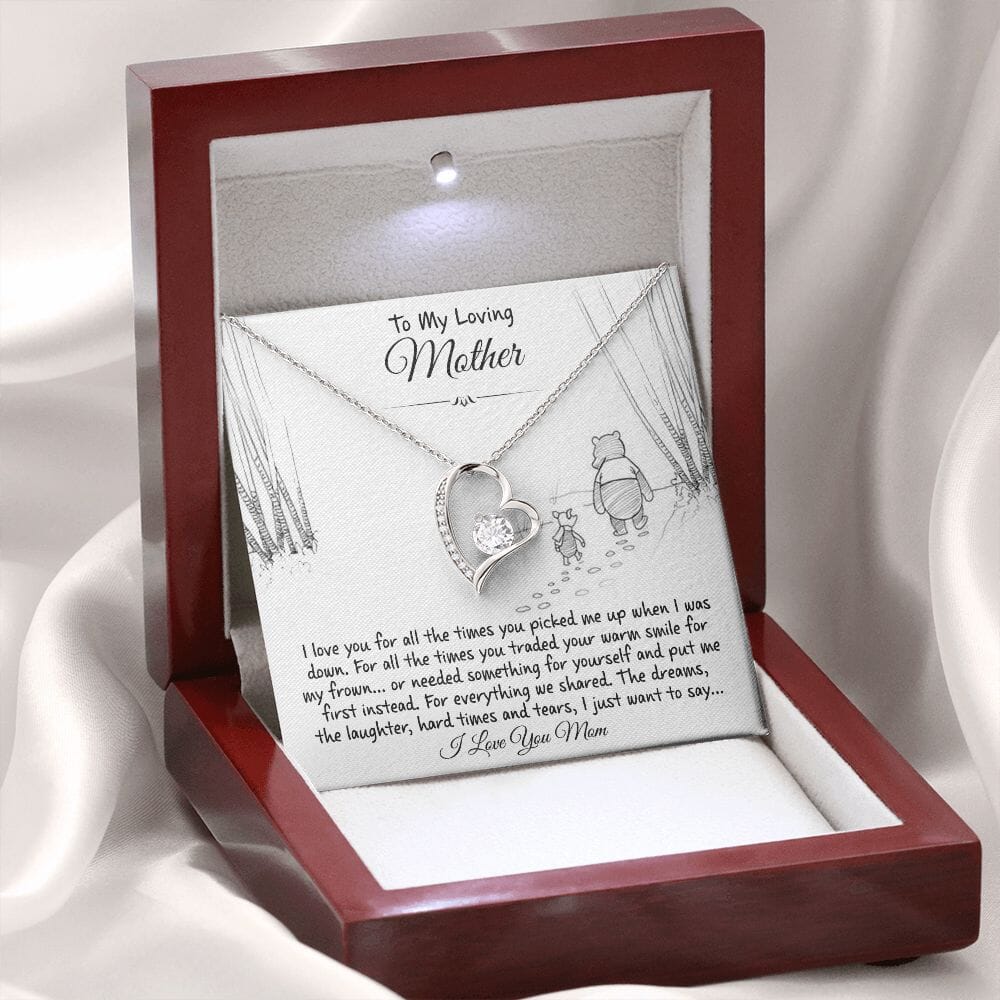 To My Loving Mother - For All The Times - Eternal Love Necklace - Celeste Jewel
