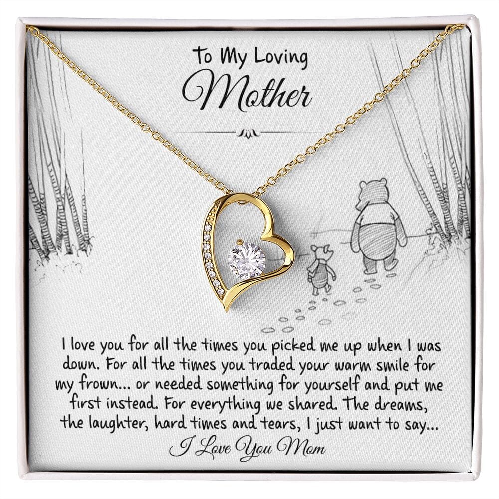 To My Loving Mother - For All The Times - Eternal Love Necklace - Celeste Jewel