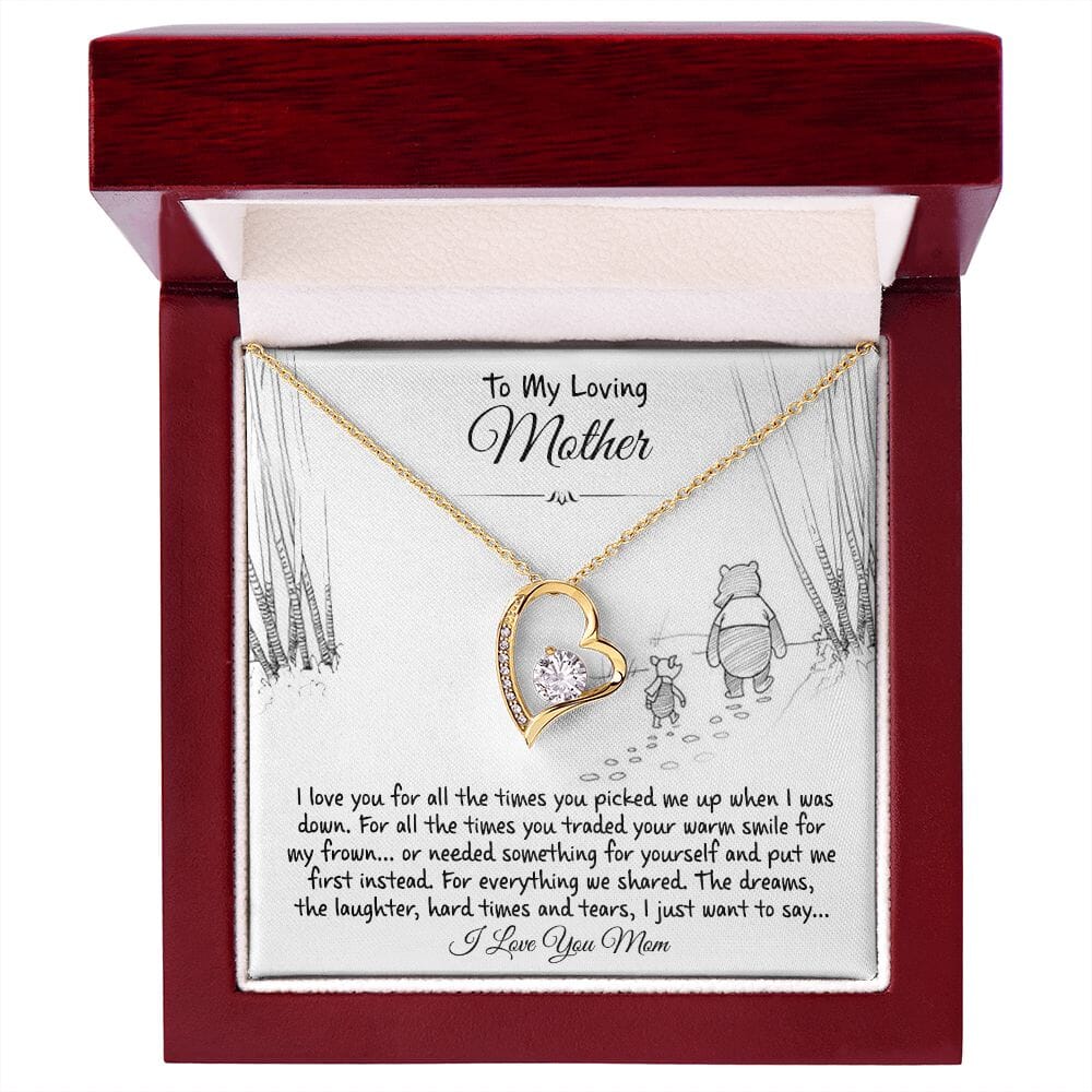 To My Loving Mother - For All The Times - Eternal Love Necklace - Celeste Jewel