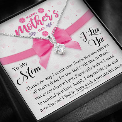 To My Mom - Every Chance I Get - Sparkling Radiance Necklace - Celeste Jewel