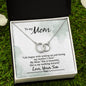 To My Mom - Gift From Son - Perfect Pair Necklace - Celeste Jewel