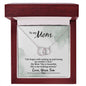 To My Mom - Gift From Son - Perfect Pair Necklace - Celeste Jewel