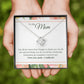To My Mom - I Love You, I Really Do - Love Knot Necklace - Celeste Jewel