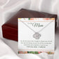 To My Mom - I Love You, I Really Do - Love Knot Necklace - Celeste Jewel