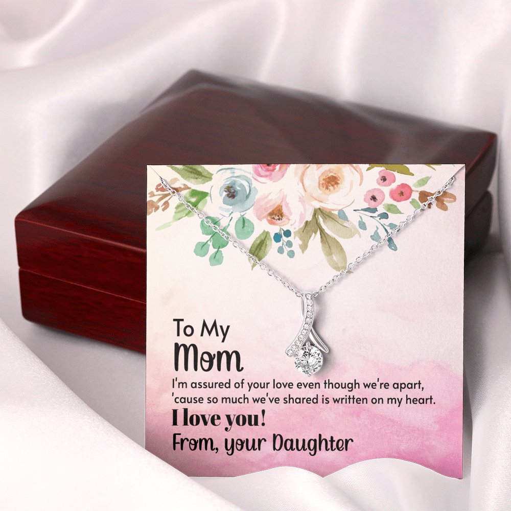 To My Mom - I'm Assured Of Your Love - Sparkling Radiance Necklace - Celeste Jewel