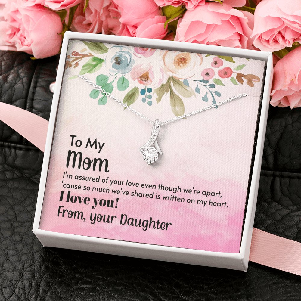 To My Mom - I&#39;m Assured Of Your Love - Sparkling Radiance Necklace - Celeste Jewel