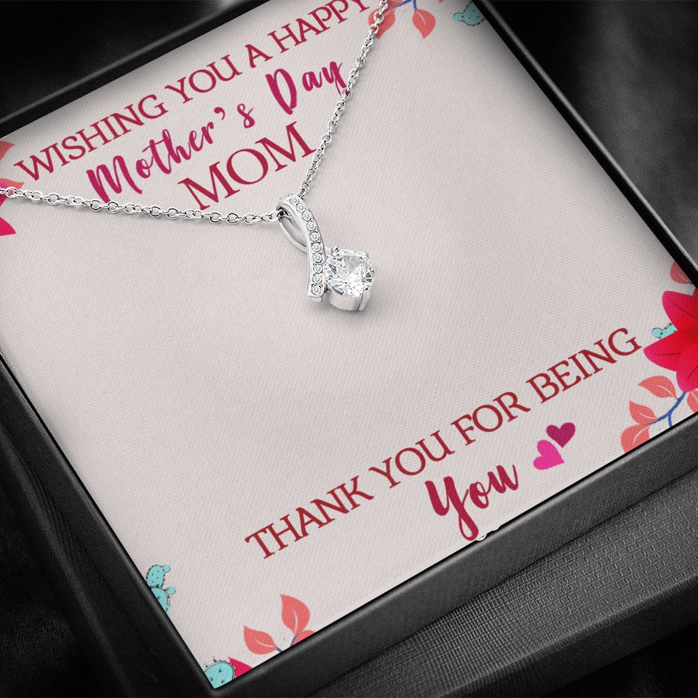 To My Mom - I'm Assured Of Your Love - Sparkling Radiance Necklace - Celeste Jewel