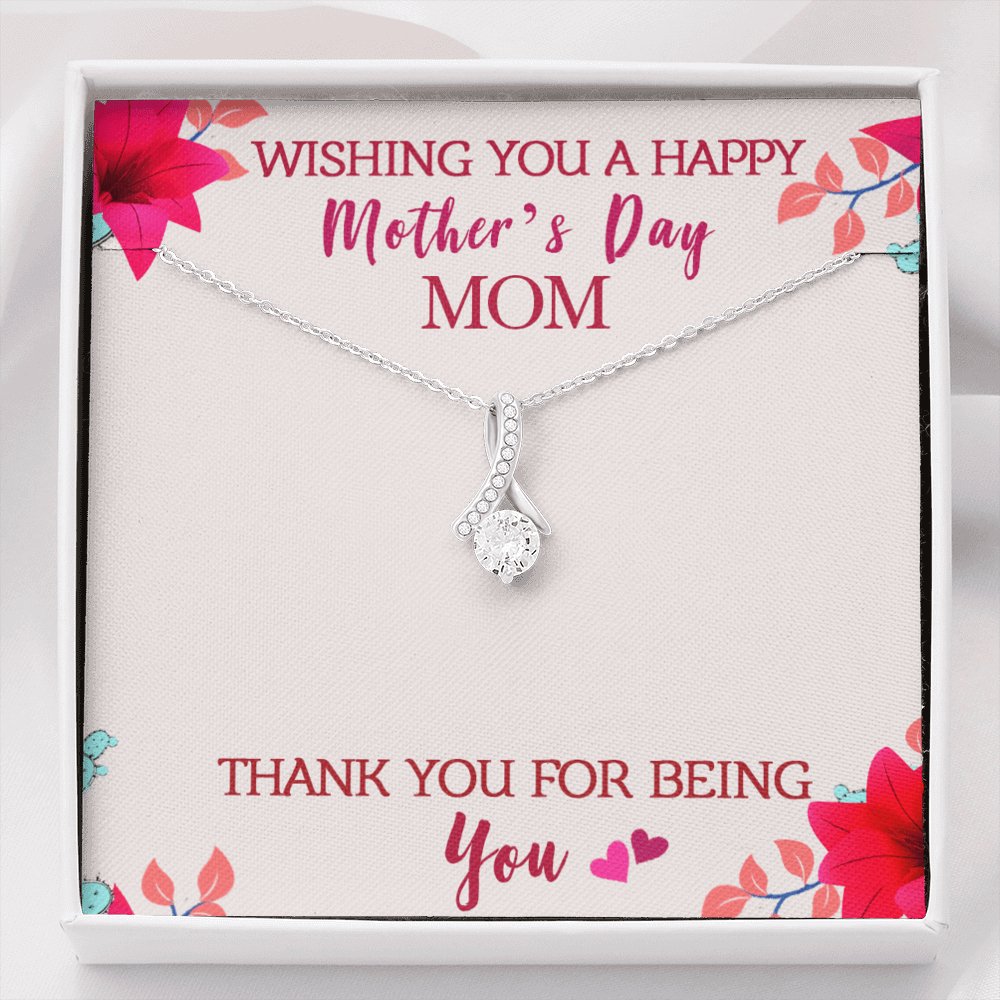 To My Mom - I&#39;m Assured Of Your Love - Sparkling Radiance Necklace - Celeste Jewel