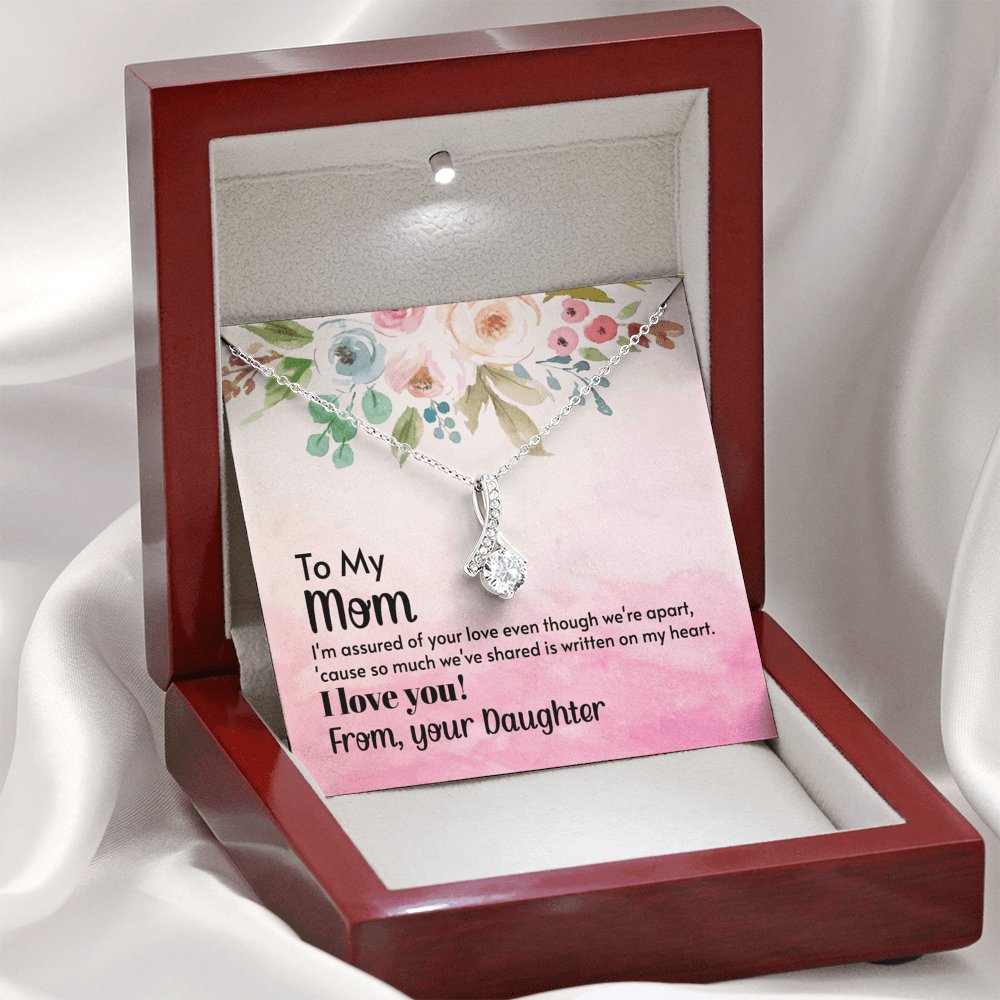 To My Mom - I'm Assured Of Your Love - Sparkling Radiance Necklace - Celeste Jewel
