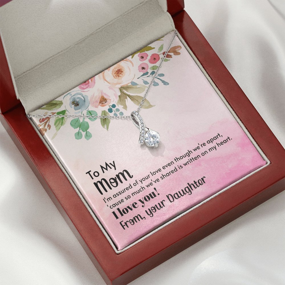 To My Mom - I'm Assured Of Your Love - Sparkling Radiance Necklace - Celeste Jewel