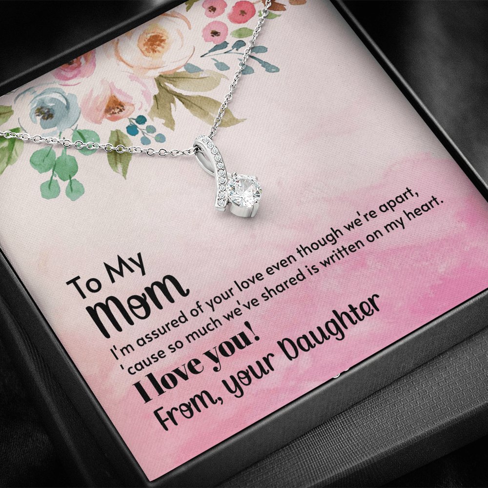 To My Mom - I'm Assured Of Your Love - Sparkling Radiance Necklace - Celeste Jewel