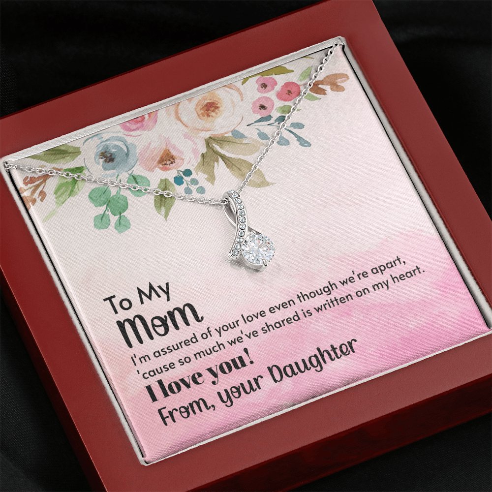 To My Mom - I'm Assured Of Your Love - Sparkling Radiance Necklace - Celeste Jewel