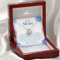 To My Mom - In These Times - Love Knot Necklace - Celeste Jewel