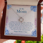 To My Mom - In These Times - Love Knot Necklace - Celeste Jewel