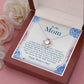 To My Mom - In These Times - Love Knot Necklace - Celeste Jewel