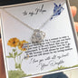 To My Mom - Pay You Back - Love Knot Necklace - Celeste Jewel