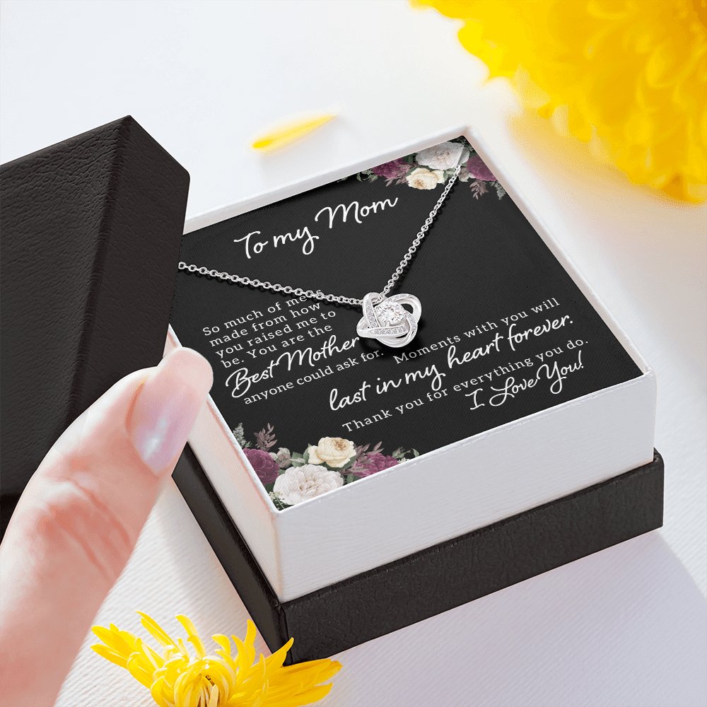 To My Mom - So Much Of Me - Love Knot Necklace - Celeste Jewel