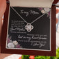 To My Mom - So Much Of Me - Love Knot Necklace - Celeste Jewel