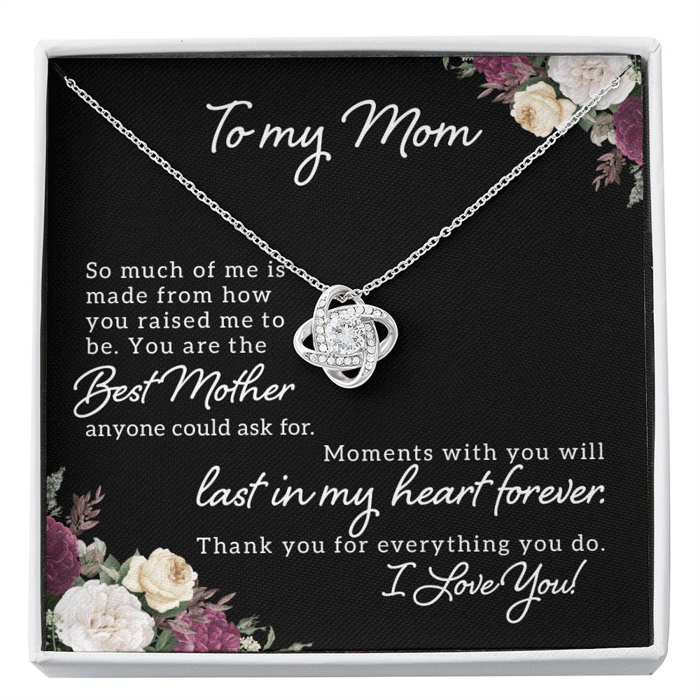 To My Mom - So Much Of Me - Love Knot Necklace - Celeste Jewel